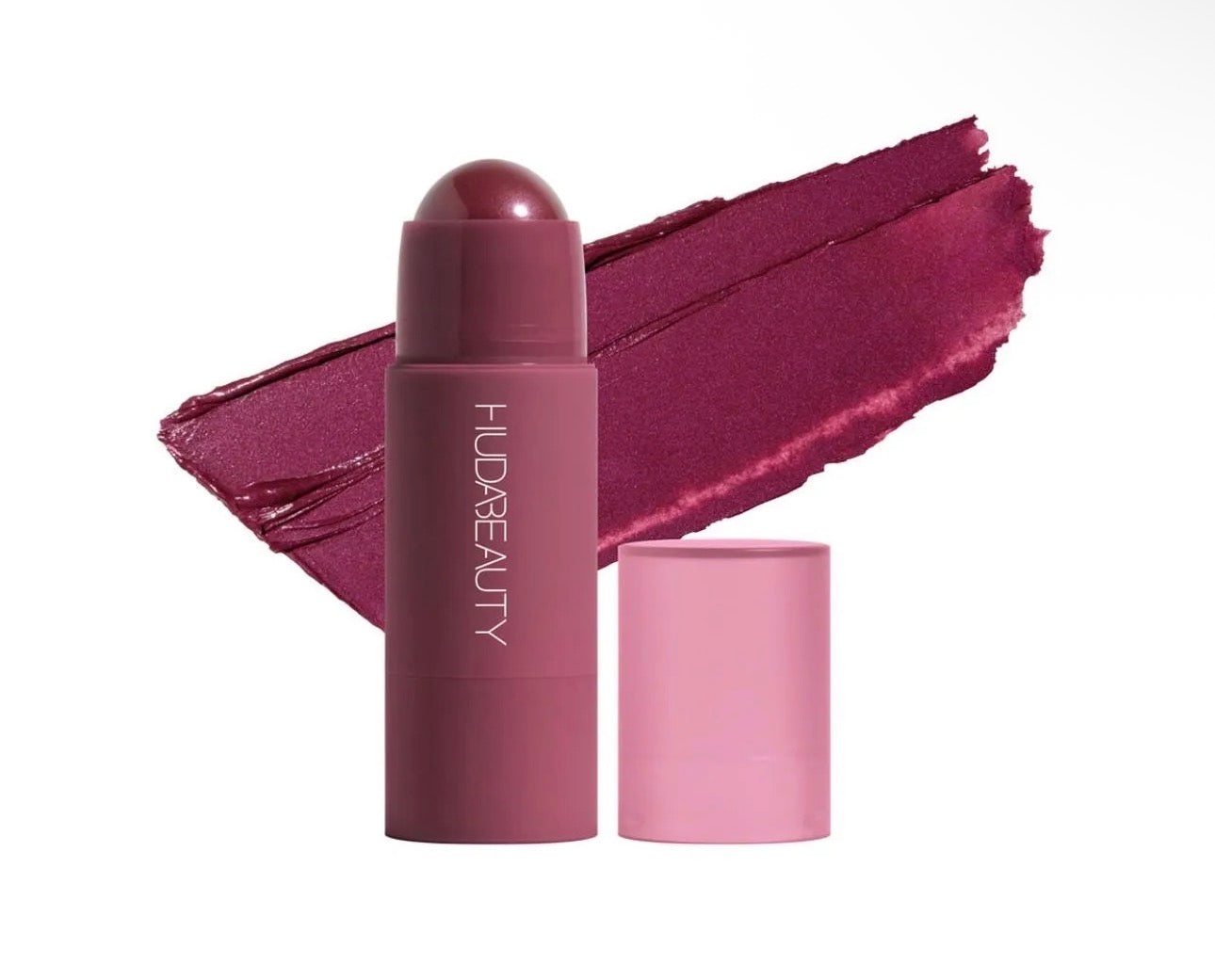 Huda Beauty Cheeky Tint Cream Blush Stick in Baddie Berry