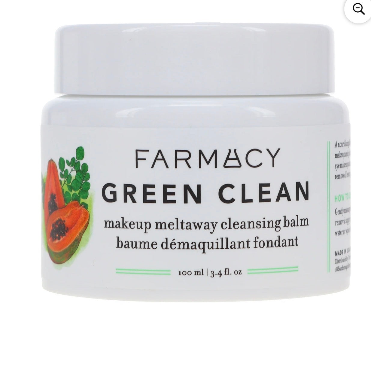 Farmacy Green Clean Makeup Meltaway Cleansing Balm
