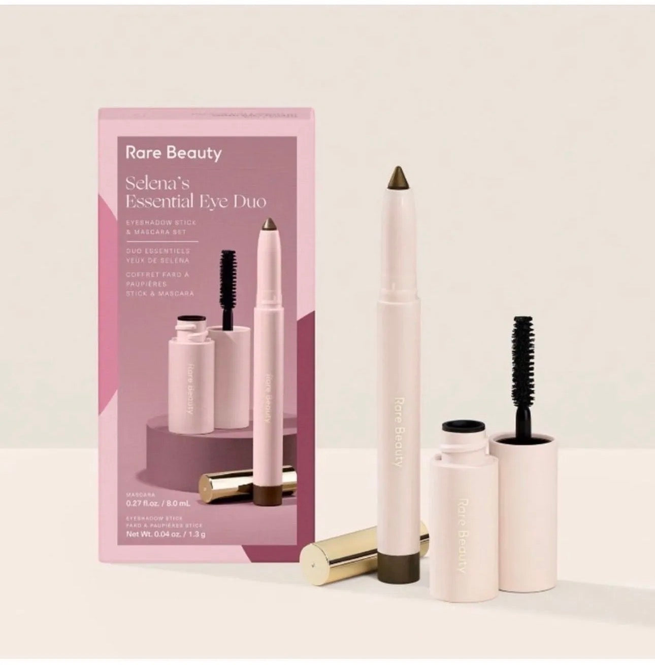 Rare Beauty Selena's Essential Eye Duo Eyeshadow Stick & Mascara Set
