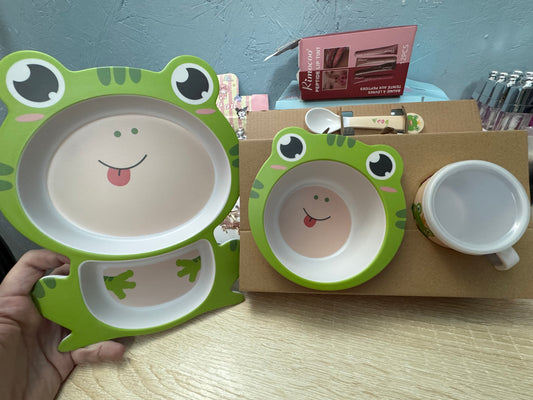 Frog Kids Bamboo Set