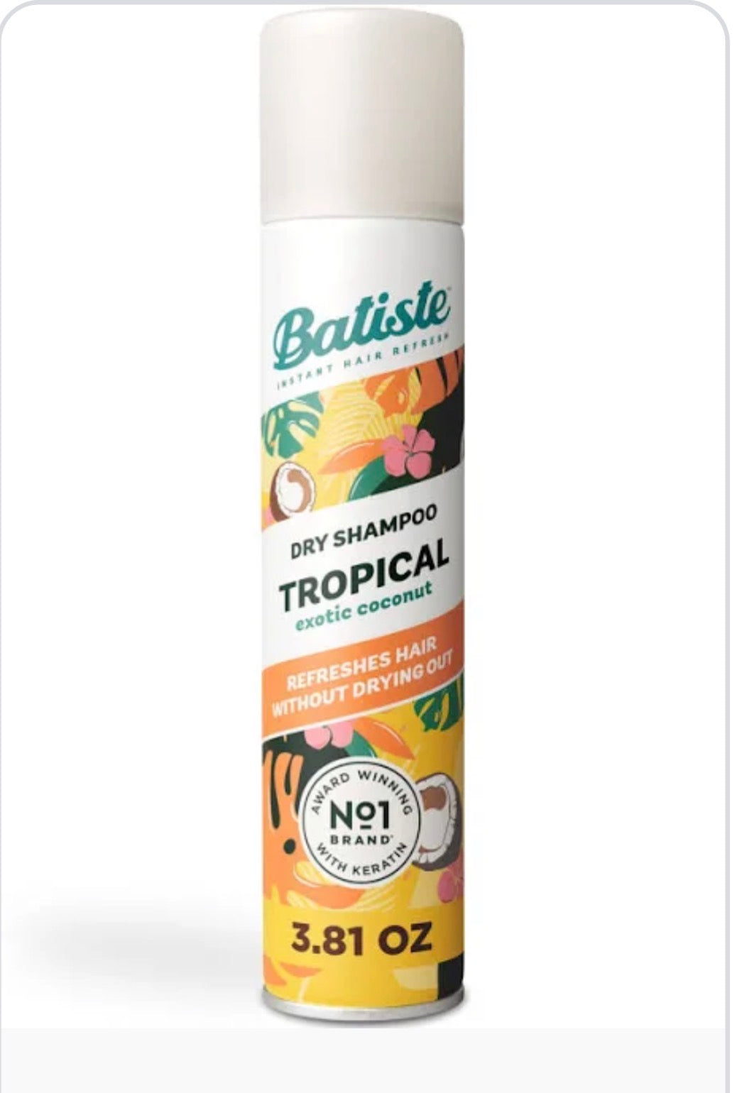 Batiste Tropical Exotic Coconut Dry Shampoo