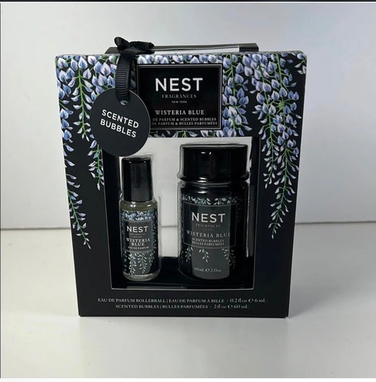 NEST Fragrances Wisteria Blue Eau de Parfum & Scented Bubbles 2-Piece